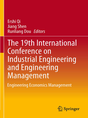 cover image of The 19th International Conference on Industrial Engineering and Engineering Management
